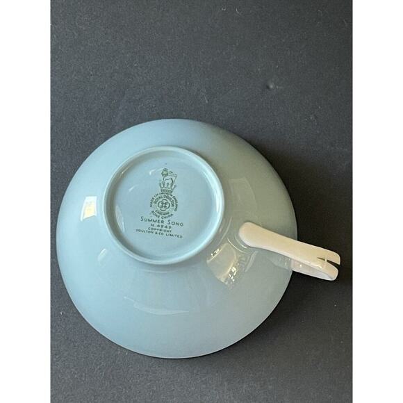 Royal Dalton Bone China Summer Song Cup/Saucer Made In England Set (4) H4949 - Picture 10 of 16